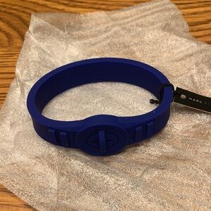Marc Jacobs Royal Blue Silicone Wristband NEW Stunning sophistication all ages